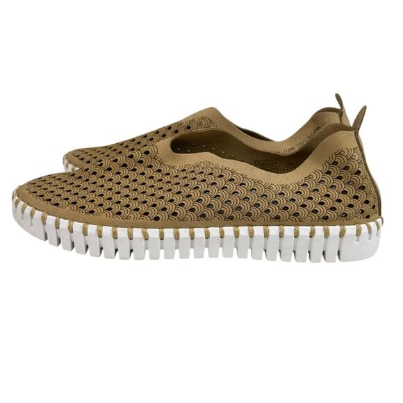 Ilse Jacobsen Tulip Slip On Suede Sneaker Latte Size EUR 39 / US 9 - Picture 7 of 10